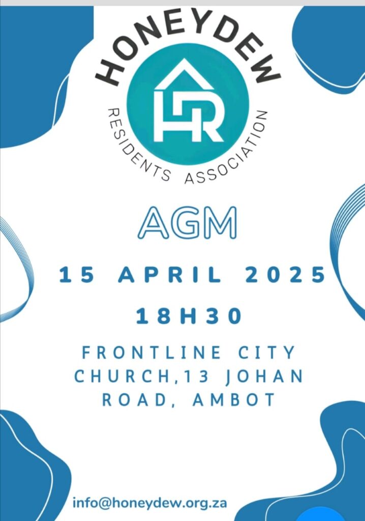 HRA AGM 15 April 2025 – 18:30